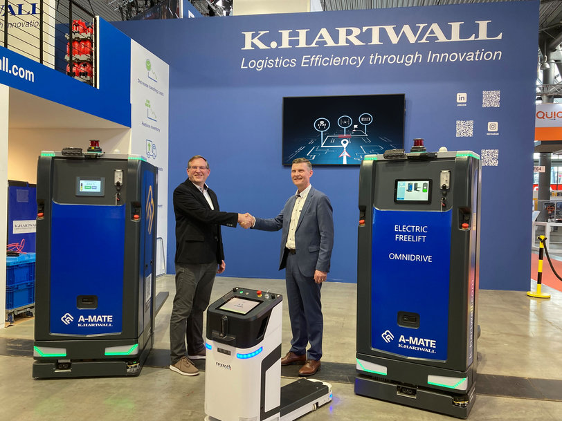 Bosch Rexroth and K.Hartwall work on automated transport solutions for intralogistics